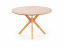 Eettafel \'Nicolas\' Rond 120cm - Natuur