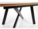 Eettafel \'Capital\' 160-200x90cm - Zwart/EK