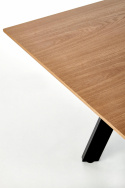 Eettafel \'Capital\' 160-200x90cm - Zwart/EK