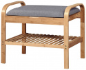 Schoenrek \'Sandee\' 60cm - Eik/Grijs