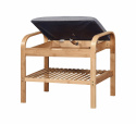 Schoenrek \'Sandee\' 60cm - Eik/Grijs