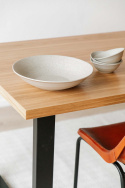 Eettafel \'Radus\' 140x85cm - Eik/Zwart 