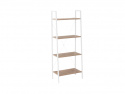 Boekenkast \'Berg\' - Wit/Eik