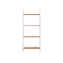 Boekenkast \'Berg\' - Wit/Eik