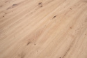 Eettafel \'Bjurholm\' 102-142x102cm - Natuur/Zwart 