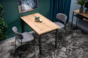Eettafel \'Colbalt\' 120x68cm - Natuur/zwarte