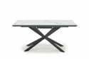 Eettafel \'Diesel\' 160-200cm - Grijs/marmer