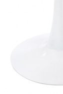 Eettafel \'Lorca\' Rond 80cm - Marmer/Wit