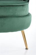 Fauteuil \'Almond\' - Donkergroen