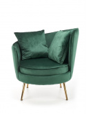 Fauteuil \'Almond\' - Donkergroen