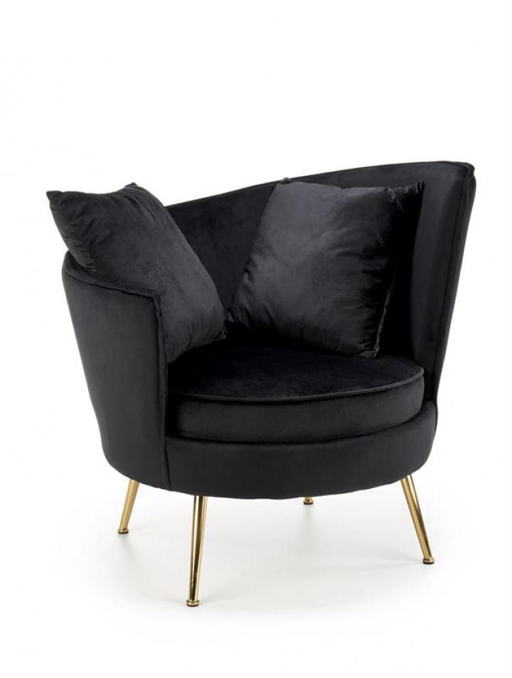 Fauteuil \'Almond\' - Zwart in de groep Meubels / Zitmeubels / Fauteuils bij Reforma (2010001184362)