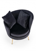 Fauteuil \'Almond\' - Zwart