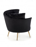 Fauteuil \'Almond\' - Zwart