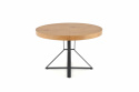 Eettafel \'Mercy\' rond 120-160cm - Natuur