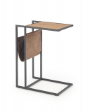 Bijzettafel \'Malmby\' - Eik/Zwart
