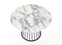 Eettafel \'Alzira\' Rond 110cm - Marmer