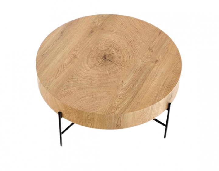 Salontafel \'Lapland\' - Eik/Zwart in de groep Meubels / Tafels / Salontafels bij Reforma (2010001184959)