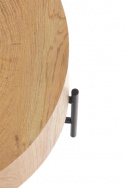 Bijzettafel \'Lapland\' - Eik/Zwart