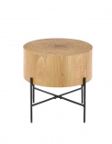 Bijzettafel \'Lapland\' - Eik/Zwart