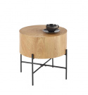 Bijzettafel \'Lapland\' - Eik/Zwart