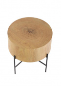 Bijzettafel \'Lapland\' - Eik/Zwart