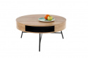 Salontafel \'Vansbro\' - Eik/Zwart