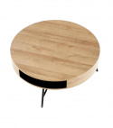 Salontafel \'Vansbro\' - Eik/Zwart