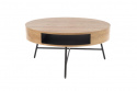 Salontafel \'Vansbro\' - Eik/Zwart