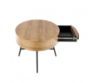 Salontafel \'Sunne\' - Eik/Zwart