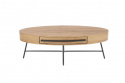 Salontafel \'Sunne\' - Eik/Zwart