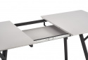 Eettafel \'Viksten\' 140-180x80cm - Zwart/Grijs