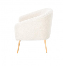 Fauteuil \'Lugnet\' - Crème/Natuur