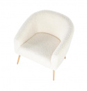 Fauteuil \'Lugnet\' - Crème/Natuur