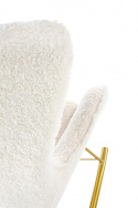 Schommelstoel \'Lummelunda\' - Crème/Goud