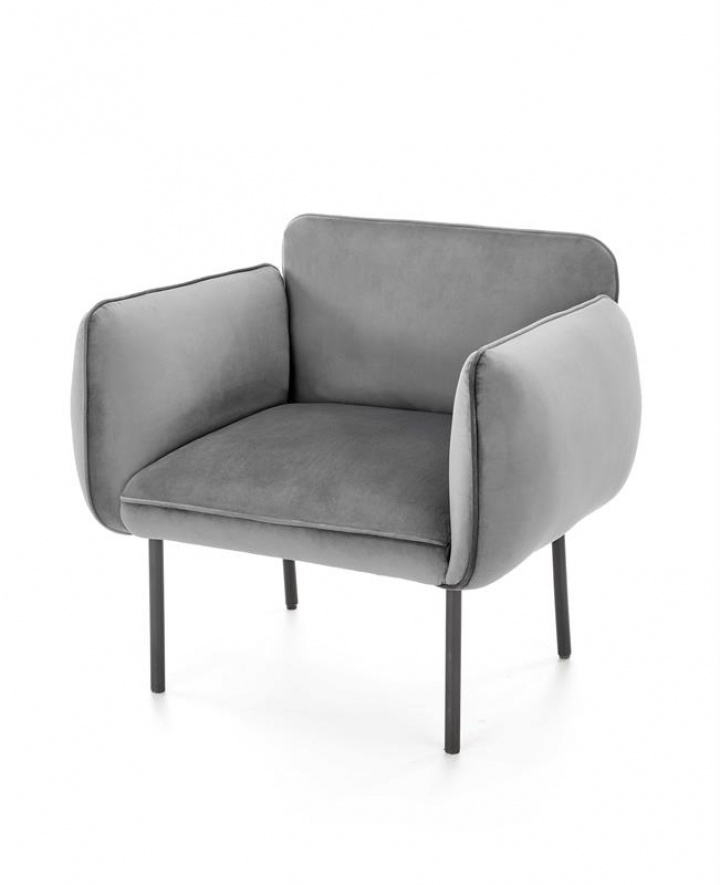Fauteuil \'Cabra\' - Grijs / Zwart in de groep Meubels / Zitmeubels / Fauteuils bij Reforma (2010001189657)