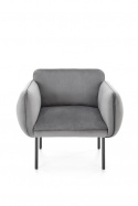 Fauteuil \'Cabra\' - Grijs / Zwart