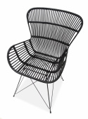 Tuinstoel \'Solis\' - Zwart rotan