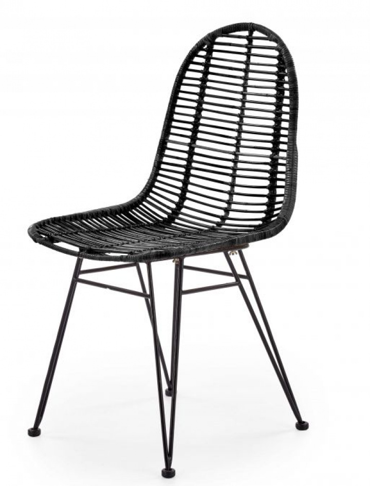 Tuinstoel \'Solis\' 2 - Zwart rotan in de groep Meubels / Tuinmeubelen / Tuin stoelen bij Reforma (2010001190776)