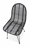 Tuinstoel \'Solis\' 2 - Zwart rotan