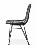 Tuinstoel \'Solis\' 2 - Zwart rotan