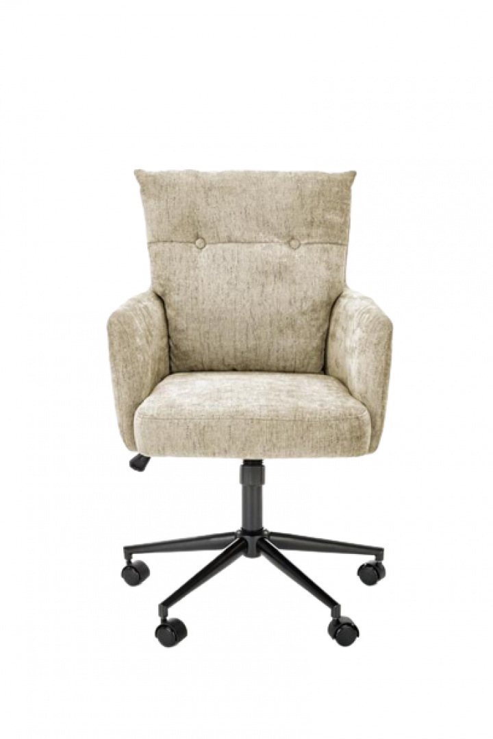 Bureau stoel \'Merida\' - Beige/Zwart in de groep Meubels / Zitmeubels / Bureau stoelen bij Reforma (2010001191025)