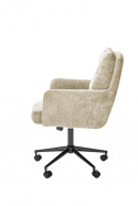 Bureau stoel \'Merida\' - Beige/Zwart
