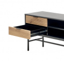 TV-meubel \'Sandviken\' - Zwart/Eiken