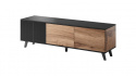 TV-meubel \'Othem\' small - Zwart/Eiken