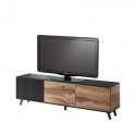 TV-meubel \'Othem\' - Zwart/Eiken