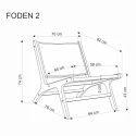 Fauteuil \'Foden\' - Rotan/natuurlijk