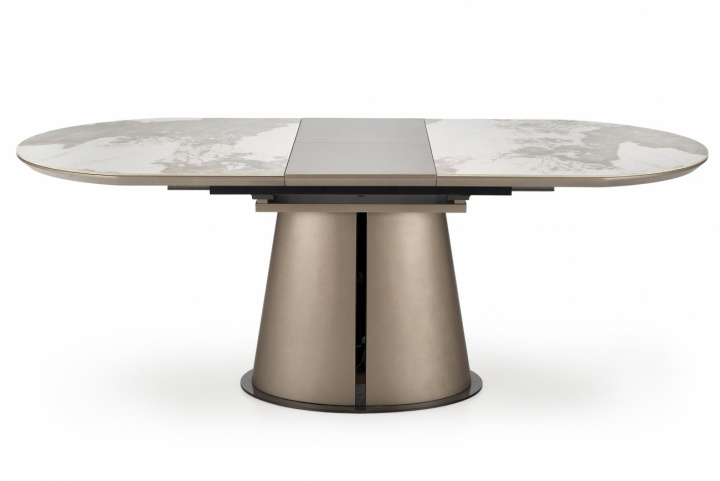 Eettafel \'Robinson\' 160-200cm - Beige in de groep Meubels / Tafels / Eettafel bij Reforma (2010001196730)