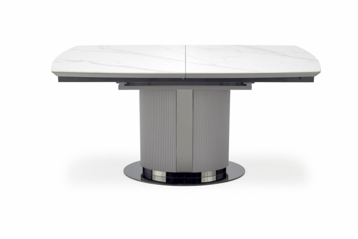 Eettafel \'Dancan\' 160-220cm - Grijs/marmer in de groep Meubels / Tafels / Eettafel bij Reforma (2010001196747)