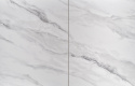 Eettafel \'Dancan\' 160-220cm - Grijs/marmer