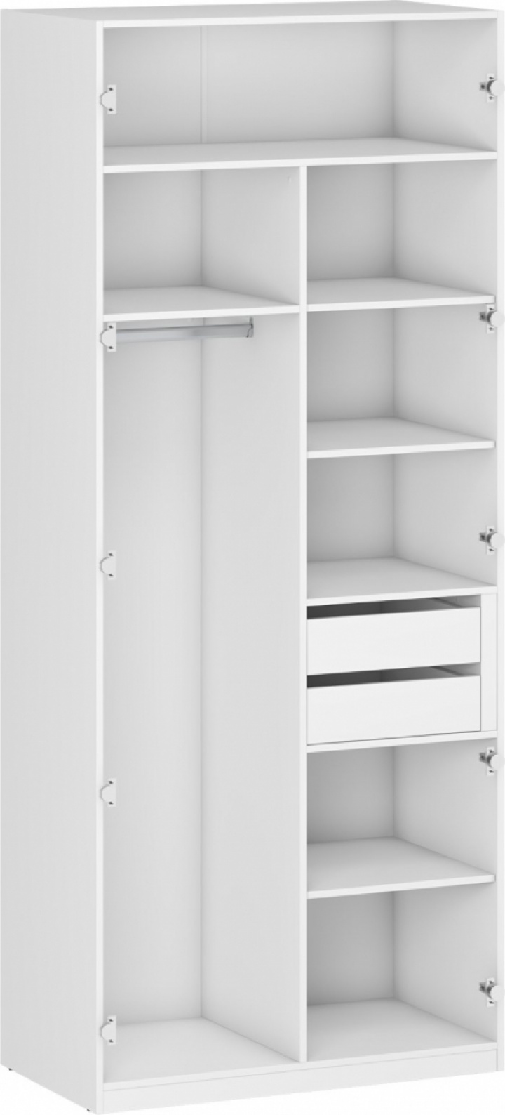 Modulenkast \'Flex\' - Wit in de groep Meubels / Planken & opslag / Kasten en dressoirs bij Reforma (2010001197027)